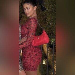 I.AM.GIA Colette long sleeve mesh mini dress